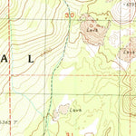 United States Geological Survey Thousand Lakes Valley, CA (1985, 24000-Scale) digital map