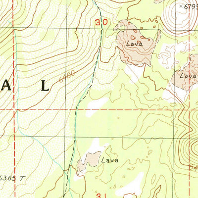 United States Geological Survey Thousand Lakes Valley, CA (1985, 24000-Scale) digital map