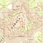 United States Geological Survey Thousand Lakes Valley, CA (1985, 24000-Scale) digital map