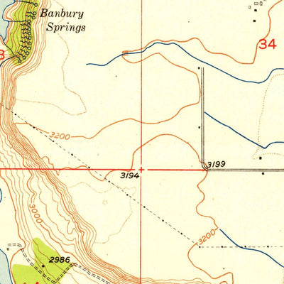 United States Geological Survey Thousand Springs, ID (1951, 24000-Scale) digital map