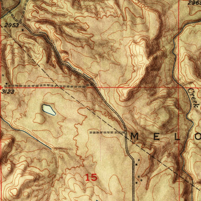 United States Geological Survey Thousand Springs, ID (1954, 24000-Scale) digital map