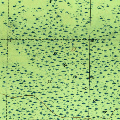 United States Geological Survey Thousand Yard Bay, FL (1945, 31680-Scale) digital map