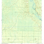 United States Geological Survey Thousand Yard Bay, FL (1990, 24000-Scale) digital map