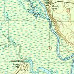 United States Geological Survey Thousand Yard Bay, FL (1990, 24000-Scale) digital map