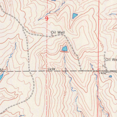 United States Geological Survey Thrall, KS (1967, 24000-Scale) digital map