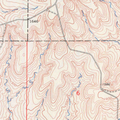 United States Geological Survey Thrall, KS (1967, 24000-Scale) digital map