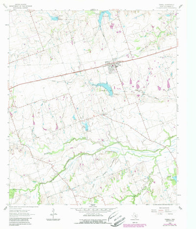 United States Geological Survey Thrall, TX (1964, 24000-Scale) digital map