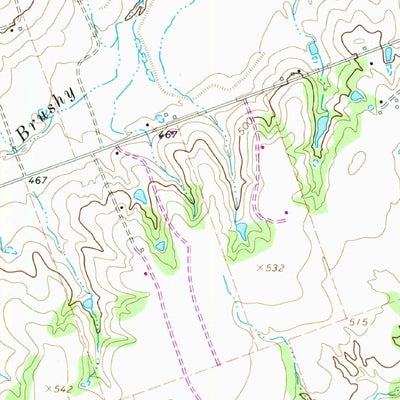 United States Geological Survey Thrall, TX (1964, 24000-Scale) digital map