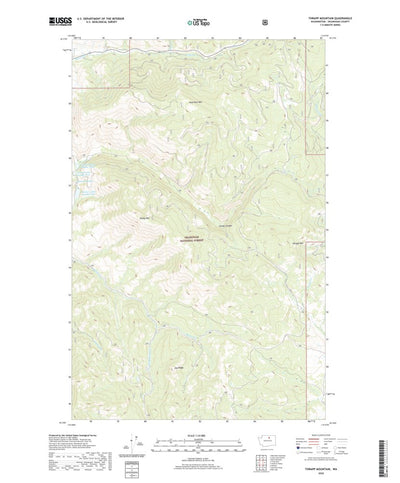 United States Geological Survey Thrapp Mountain, WA (2020, 24000-Scale) digital map