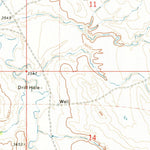 United States Geological Survey Three Bar Ranch, MT-WY (1970, 24000-Scale) digital map
