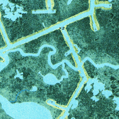 United States Geological Survey Three Bayou Bay, LA (1973, 24000-Scale) digital map