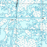 United States Geological Survey Three Bayou Bay, LA (1998, 24000-Scale) digital map