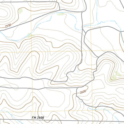 United States Geological Survey Three Bluff Draw, TX (2022, 24000-Scale) digital map