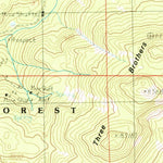 United States Geological Survey Three Brothers, MT (1985, 24000-Scale) digital map