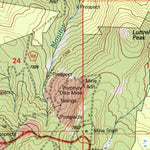 United States Geological Survey Three Brothers, MT (2001, 24000-Scale) digital map