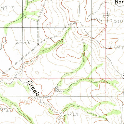 United States Geological Survey Three Buttes Creek East, MT (1983, 24000-Scale) digital map