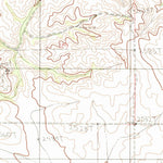 United States Geological Survey Three Buttes Creek West, MT (1983, 24000-Scale) digital map
