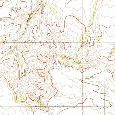 United States Geological Survey Three Buttes Creek West, MT (1983, 24000-Scale) digital map