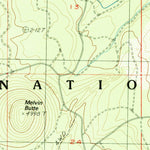 United States Geological Survey Three Creek Butte, OR (1988, 24000-Scale) digital map