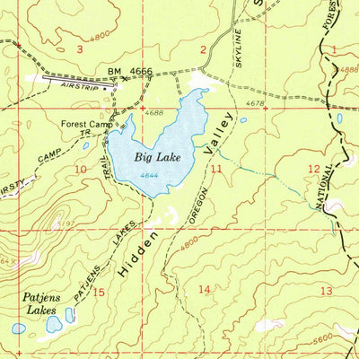 United States Geological Survey Three Fingered Jack, OR (1959, 62500-Scale) digital map