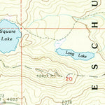 United States Geological Survey Three Fingered Jack, OR (1988, 24000-Scale) digital map