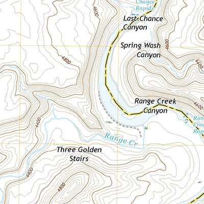 United States Geological Survey Three Fords Canyon, UT (2020, 24000-Scale) digital map