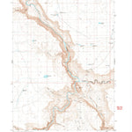 United States Geological Survey Three Forks, OR (1980, 24000-Scale) digital map