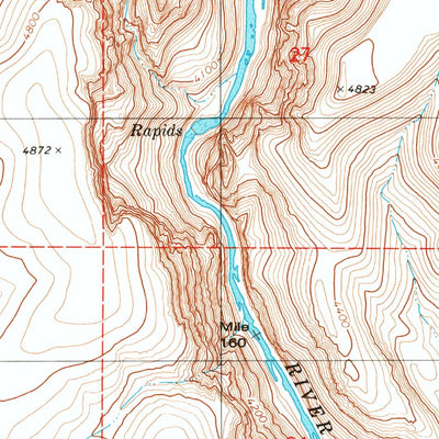 United States Geological Survey Three Forks, OR (1980, 24000-Scale) digital map