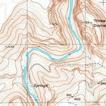 United States Geological Survey Three Forks, OR (1980, 24000-Scale) digital map