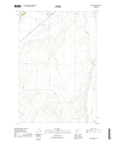 United States Geological Survey Three Forks SE, MT (2020, 24000-Scale) digital map