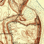 United States Geological Survey Three Islands, TX (1929, 24000-Scale) digital map
