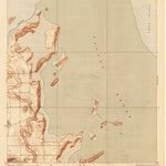 United States Geological Survey Three Islands, TX (1935, 31680-Scale) digital map