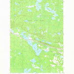 United States Geological Survey Three Lakes, MI (1956, 24000-Scale) digital map