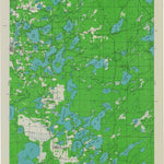 United States Geological Survey Three Lakes, WI (1938, 48000-Scale) digital map