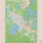 United States Geological Survey Three Lakes, WI (1970, 24000-Scale) digital map