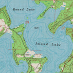 United States Geological Survey Three Lakes, WI (1970, 24000-Scale) digital map