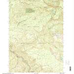 United States Geological Survey Three Lynx, OR (1997, 24000-Scale) digital map