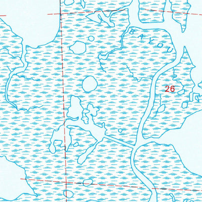 United States Geological Survey Three Mile Bay, LA (1994, 24000-Scale) digital map