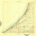 United States Geological Survey Three Oaks, MI-IN (1930, 62500-Scale) digital map