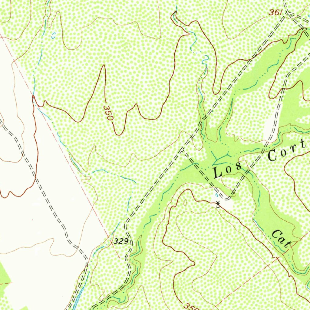 Three Oaks TX 1961 24000 Scale - United States Geological Survey Three Oaks Tx 1961 24000 Scale Digital Map 37056175243420 