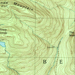 United States Geological Survey Three Ponds Mountain, NY (1997, 25000-Scale) digital map