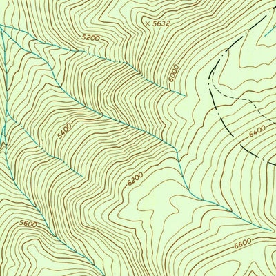 United States Geological Survey Three Prong Mountain, ID (1966, 24000-Scale) digital map