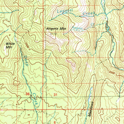 United States Geological Survey Three Rivers, CA (1978, 100000-Scale) digital map