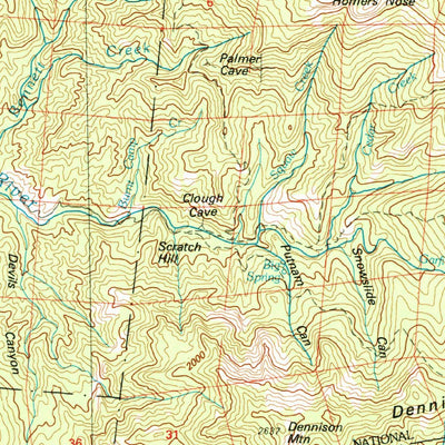 United States Geological Survey Three Rivers, CA (1978, 100000-Scale) digital map