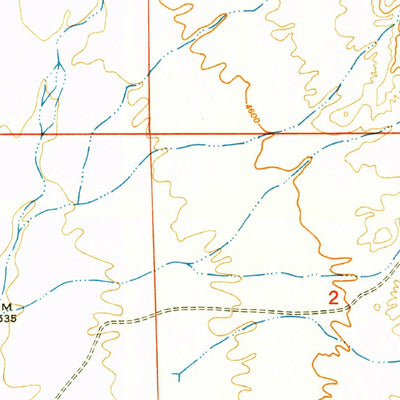 United States Geological Survey Three Rivers, NM (1950, 24000-Scale) digital map