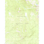 United States Geological Survey Three Rivers Peak, WY (1986, 24000-Scale) digital map