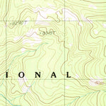 United States Geological Survey Three Rivers Peak, WY (1986, 24000-Scale) digital map