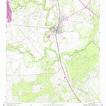 United States Geological Survey Three Rivers, TX (1967, 24000-Scale) digital map