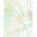 United States Geological Survey Three Rivers West, MI (1972, 24000-Scale) digital map