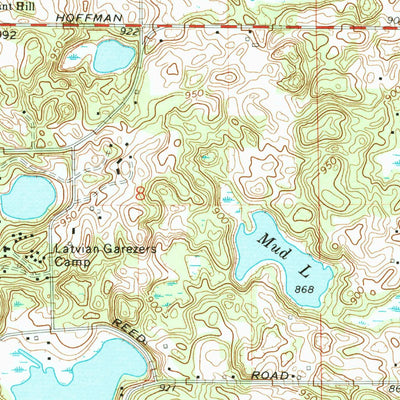 United States Geological Survey Three Rivers West, MI (1972, 24000-Scale) digital map